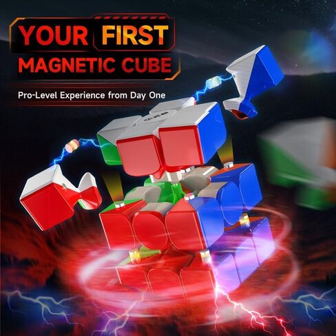 LiangCuber QY Toys Speed Cube 3x3 Magnetic - 56mm High Performance Stickerless Puzzle Cube 3x3x3 in Saudi Arabia