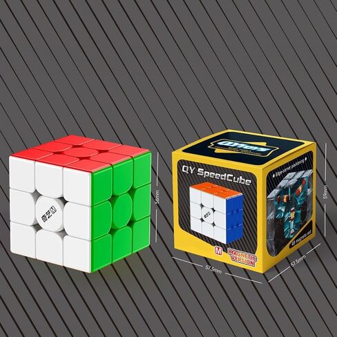LiangCuber QY Toys Speed Cube 3x3 Magnetic - 56mm High Performance Stickerless Puzzle Cube 3x3x3 in Saudi Arabia