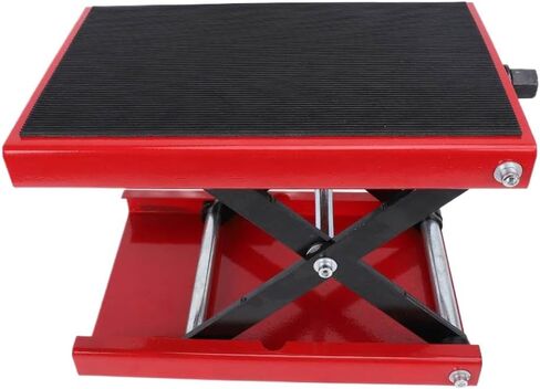 Motorcycle Scissor Jack 3.35-13.39 in Adjustable Lift Stand 500 Kg Capacity Compatible with Motorcycles in Saudi Arabia