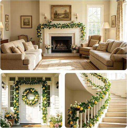 3 Pcs Artificial Italian Ruscus Vines, 39" Silk Fake Vine Greenery with Green Leaves, Faux Hanging Plants Greenery Decor for Home, Bedroom, Wall, Living Room, Wedding Decoration in Saudi Arabia