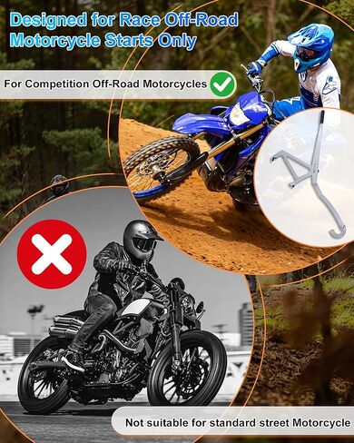 Motocross Start Assist Device, Front Fork Compression Tool for Faster Starts, Prevent Wheelie & Improve Traction, Dirt Bike Holeshot Device for Racing, Fit for Off-Road Motorcycle in Saudi Arabia