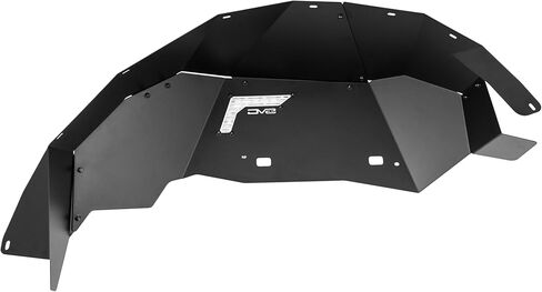Rear Inner Fender Liners for Off-Road Vehicles, Aluminum Wheel Well Protection Panels, Black Powder Coated, Heavy Duty Bolt-On Design in Saudi Arabia