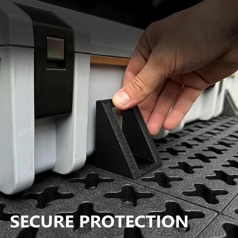 4Pcs Corner Blocker for Truck Bed Cargo System, Compatible with Tmat System Blocker, Truck Bed Protector, Cargo System Accessory for Secure Protection in Saudi Arabia