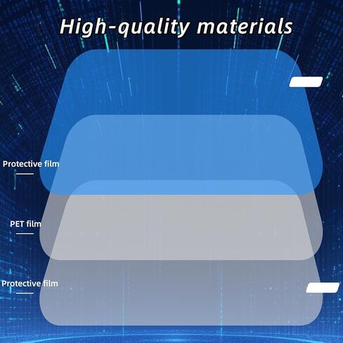 Truck Blind Spot Mirror Film, Forklift Rearview Mirror Film Rainproof High-Definition Nano-Coated Protective Sticker, 200×240mm Fit for The Mirror of Forklift Semi Truck Trailer Car, 2Pcs in Kuwait