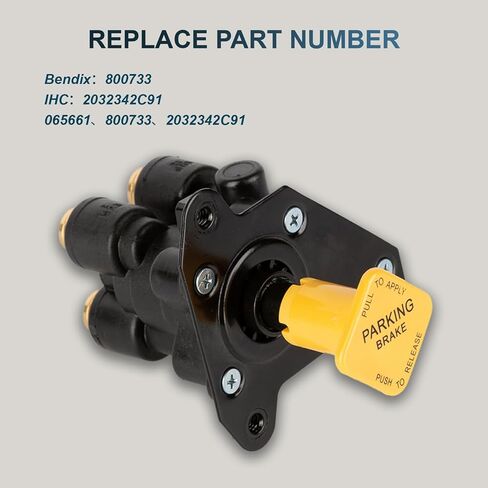 800733 Parking Brake Valve Replacement for Bendix 800733 IHC 2032342C91 Pp-Dc Type Dash Control Valve in Saudi Arabia