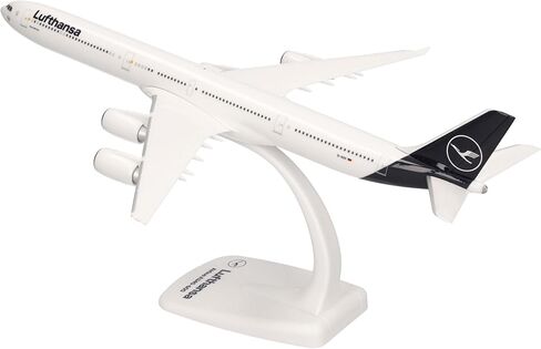 Herpa Snap-fit Airplane Model Lufthansa Airbus A340-600 on Scale of 1:250, Plastic Miniature with pedastal, Model Building, Collectors Edition in Kuwait