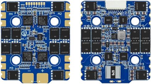 SEQURE Brushless 4 in 1 ESC 65A 2S-6S Electric Speed Controller with 20x20mm Mounting Hole for FPV Drones Racing Freestyle - AM32 in Saudi Arabia