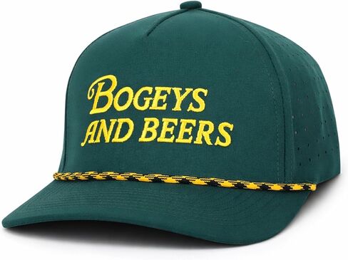 Bogeys and Beers Cooling Peformance Golf Hat | Adjustable and Breathable | Funny Golf Hat Green in Saudi Arabia