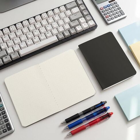 HOMEMARS Dot Grid Pocket Notebooks,18 Pack,100GSM,A6,Small notebook,3.9" x 5.5", Black, Journaling Notebooks for Travel Journal, Work & School,Thick Paper,Dotted, Journal Diary Memo,100 g/m²,A6 in Saudi Arabia
