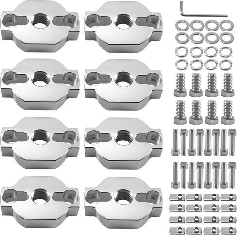 Tie Down Anchors Kit Fit for CFMoto CFORCE UFORCE ZFORCE, Aluminum Anchor Accessories Heavy-Duty ATV Stronger Clamping Force Mounts with Accessories, 8 Pcs in Saudi Arabia