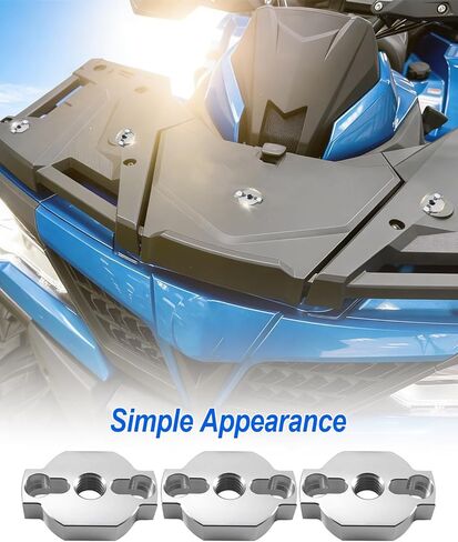Tie Down Anchors Kit Fit for CFMoto CFORCE UFORCE ZFORCE, Aluminum Anchor Accessories Heavy-Duty ATV Stronger Clamping Force Mounts with Accessories, 8 Pcs in Saudi Arabia