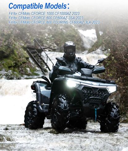 Tie Down Anchors Kit Fit for CFMoto CFORCE UFORCE ZFORCE, Aluminum Anchor Accessories Heavy-Duty ATV Stronger Clamping Force Mounts with Accessories, 8 Pcs in Saudi Arabia