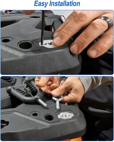 Tie Down Anchors Kit Fit for CFMoto CFORCE UFORCE ZFORCE, Aluminum Anchor Accessories Heavy-Duty ATV Stronger Clamping Force Mounts with Accessories, 8 Pcs in Saudi Arabia