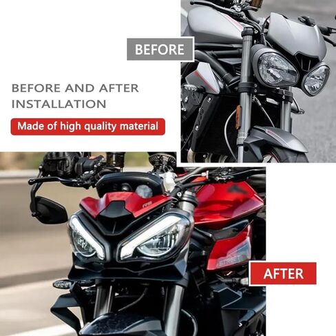 FOR Street Triple 765 RS 765 R street triple 765rs 765r 2017-2025 2026 Motorcycle Accessories ABS Material Front Lower Lip Spoiler Front Lip Fixed Wing Fairing Kits in Saudi Arabia