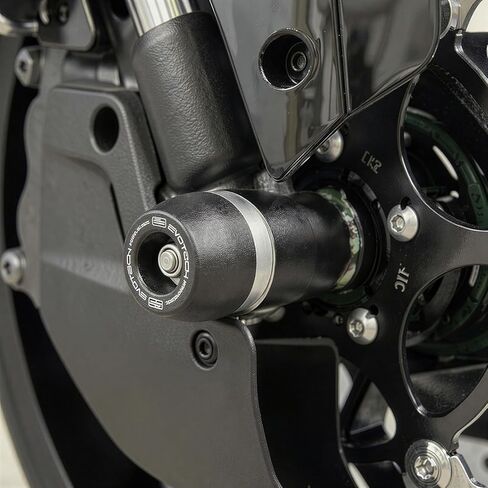 مزلقات الإطار مناسبة لـ CFMOTO 675SS 675NK 675SR 675SR-R واقيات المحور الأساسية من الألومنيوم الأمامي والخلفي، مع غلاف من النايلون، وملحقات قضيب التصادم CF MOTO in Kuwait