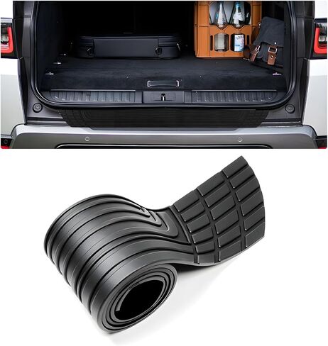 Car Rear Bumper Protector, 41 × 3.3 Inch Anti-Scratch Anti-Slip Auto Trunk Door Protective Strip, Rear Bumper Edge Guard Trimmable Trunk Anti-Collision Strip for Car Truck SUV in Saudi Arabia