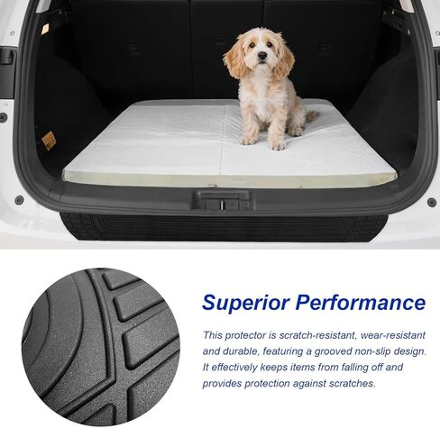 Car Rear Bumper Protector, 41 × 3.3 Inch Anti-Scratch Anti-Slip Auto Trunk Door Protective Strip, Rear Bumper Edge Guard Trimmable Trunk Anti-Collision Strip for Car Truck SUV in Saudi Arabia