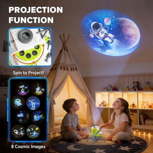 AuntyFey Space Rocket Ship Toys for Kids, Space Toys Shuttle for Kids 3-5-7 with 3 Astronaut Figures, Spaceship with Glowing & Sound Effect, Educational Stem Gift for Boy Girl in Saudi Arabia