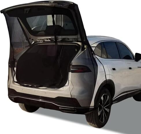 1 Peice Car Tailgate Mesh Screen for Hyundai Elantra 2020 2019 2018 2017, Tailgate Mesh Screen, Universal Breathable Trunk Shading Netting,L160×205×150cm in Saudi Arabia
