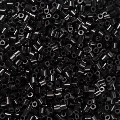 2000Pcs 5mm Black Fuse Beads, Melting Beads for DIY Creative Arts and Crafts Projects (Black) in Saudi Arabia