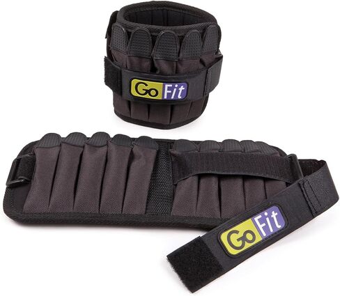 Padded, Adjustable Ankle Weight Set – Comfortable GoFit Training and Rehabilitation Gear in Saudi Arabia