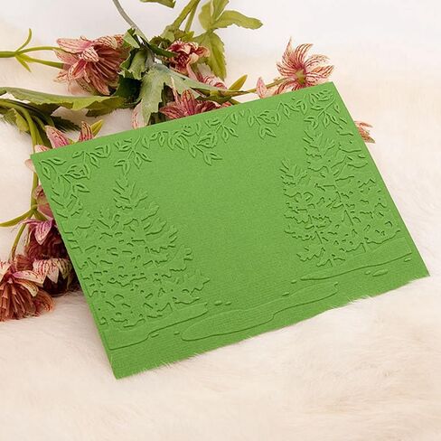 3D Plastic Embossing Folder Template Christmas Pine Tree Texture A6 Size for Card Making DIY Scrapbooking Paper Crafting Handmade Crafts Scrapbooking Arts Supplies Scrapbook Decor in Saudi Arabia