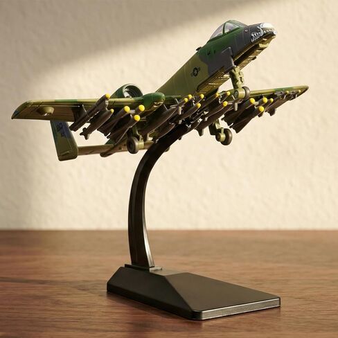 RZAPE 1:72 A-10 Warthog Attack Aircraft Alloy Model with Light & Sound,Gift Box Packing, Collectible Military Plane (Green) in Saudi Arabia