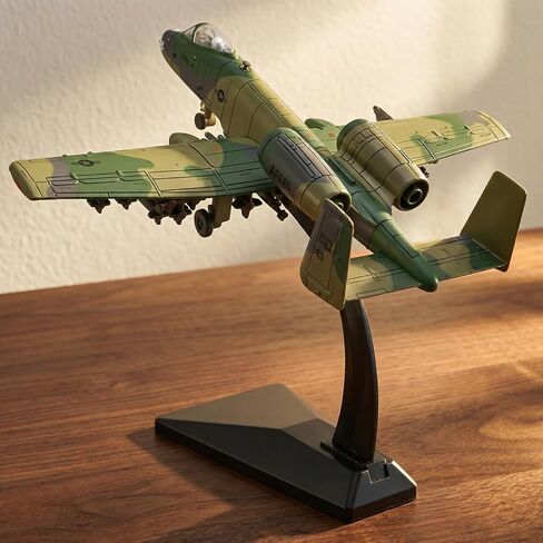 RZAPE 1:72 A-10 Warthog Attack Aircraft Alloy Model with Light & Sound,Gift Box Packing, Collectible Military Plane (Green) in Saudi Arabia