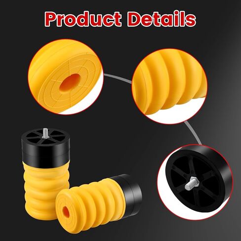 2PCS Rear Air Suspension Helper Spring Compatible with Dodge RAM ProMaster 1500 2500 3500 2014-2020 Air Helper Spring Kit Left & Right, 2Pcs Yellow Replace# SSR-313-54 SSR31354 313-54 31354 in Kuwait