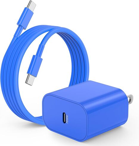 شاحن iPhone 15 16، كتلة شحن سريع USB C بقدرة 20 وات وسلك كابل من النوع C إلى C بطول 6 أقدام لهاتف Apple iPhone 15 Plus/15 Pro Max/16 Pro، وiPad Pro 12.9 بوصة/4/3 Gen، ومحول طاقة بقابس حائط iPad Cube Brick in Saudi Arabia
