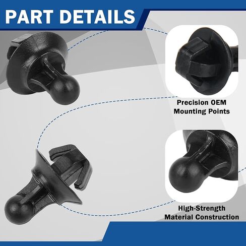 Fuel Filler Door Latch Pin Clamp Compatible with Toyota Tacoma 2000-2022 Tundra 2003-2006 77367-35010 Gas Tank Lid Catch Holder Clamp in Saudi Arabia