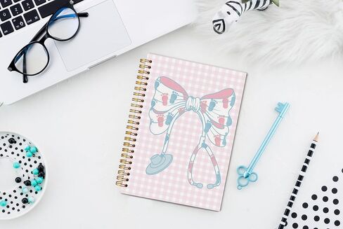 Labor and Delivery Nurse Gifts Spiral Notebook 5.5x8.3, NICU Pediatric Neonatal Nurse Obgyn Gifts, Nursing Medical Office Supplies for Work, Coquette Stethoscope Bow Medical Journaling Notebooks in Saudi Arabia
