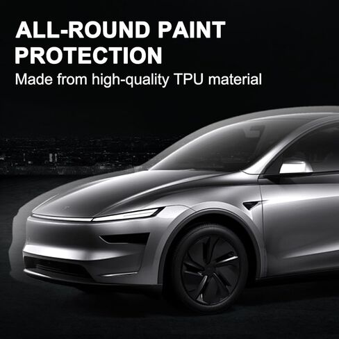 تغطية كاملة مسبقة القطع PPF لـ 2025-2026 Tesla Model Y Juniper | طبقة حماية الطلاء غير المرئية من مادة TPU ذاتية المعالجة، وإكسسوارات السيارة الخارجية المقاومة للخدش والأشعة فوق البنفسجية in Kuwait