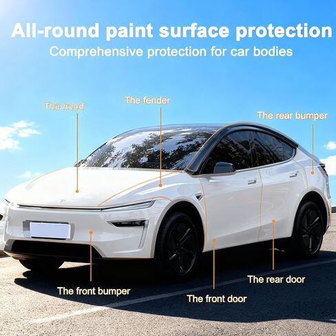 تغطية كاملة مسبقة القطع PPF لـ 2025-2026 Tesla Model Y Juniper | طبقة حماية الطلاء غير المرئية من مادة TPU ذاتية المعالجة، وإكسسوارات السيارة الخارجية المقاومة للخدش والأشعة فوق البنفسجية in Kuwait