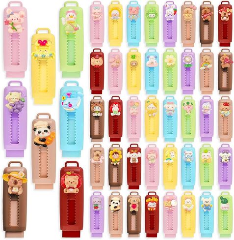 24 Pack Cute Retractable Erasers for Kids Fun Eraser Bulk Kawaii Kids Pencil Erasers for School Supplies Classroom Rewards Teacher Gifts. in Saudi Arabia