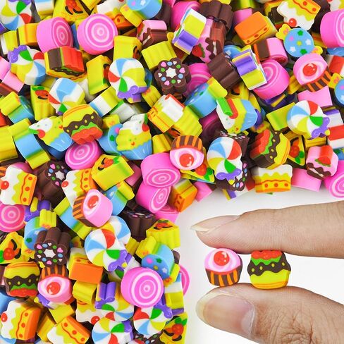 200pcs Food Mini Erasers for Kids, Bulk Cute Pencil Erasers Small Fun Erasers for Classroom Rewards Party Favors Gift Filling Eraser in Saudi Arabia