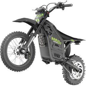 RS5 Electric Dirt Bike, 2200W 37MPH Electric Motorcycle, 48V/22.5Ah Battery Ebike, Full-Suspension Off-Road Mountain E Dirt Bike, Dual Hydraulic Brakes in Saudi Arabia