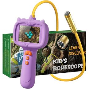 Kids Borescope Toys Camera with Light for 4-10 Years Old Boys Girls Birthday Gift Type-C Rechargeable STEM Science Educational Toy Snake Scope Camera for Outdoor Camping Nature Exploration in Saudi Arabia