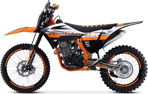 Trailmaster TM 35-250، دراجة ترابية رائعة بمحرك عالي الأداء 249 سم مكعب رباعي الأشواط 18.7 حصان، ناقل حركة يدوي 5 سرعات ونظام تشغيل كهربائي وركلة in Kuwait