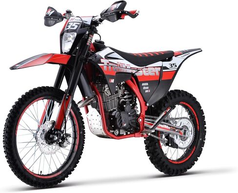 Trailmaster TM 35-250، دراجة ترابية رائعة بمحرك عالي الأداء 249 سم مكعب رباعي الأشواط 18.7 حصان، ناقل حركة يدوي 5 سرعات ونظام تشغيل كهربائي وركلة in Kuwait