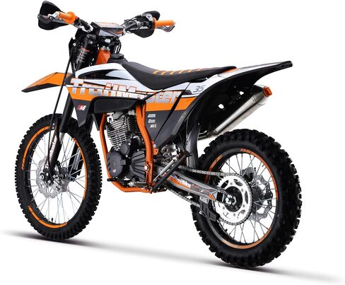 Trailmaster TM 35-250، دراجة ترابية رائعة بمحرك عالي الأداء 249 سم مكعب رباعي الأشواط 18.7 حصان، ناقل حركة يدوي 5 سرعات ونظام تشغيل كهربائي وركلة in Kuwait