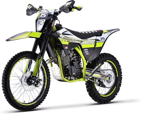 Trailmaster TM 35-250، دراجة ترابية رائعة بمحرك عالي الأداء 249 سم مكعب رباعي الأشواط 18.7 حصان، ناقل حركة يدوي 5 سرعات ونظام تشغيل كهربائي وركلة in Kuwait