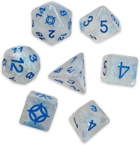 Stormlight Dice Set - Cosmere RPG by Brotherwise Games | 7-Piece Polyhedral Gaming Dice | Ages 14+ | 3-7 Players | in Saudi Arabia