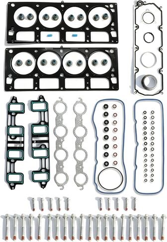 HS26192PT-5 Cylinder Head Gasket Kit with TTY Bolts Set ES72390 for GM 6.0L 6.2L V8 Gen IV LS-based Engines, Fits for L96 LY6 L76 L92 L94 L9H 2007-2020 Chevy Express Silverado, GMC Savana Sierra Yukon in Saudi Arabia
