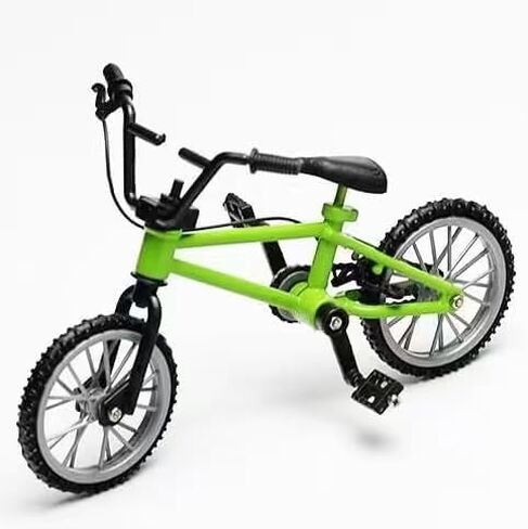 1/18 Scale Mini Diecast Mountain Bike, Finger Bicycle Model, Desktop Decor Art Craft (Green) in Kuwait