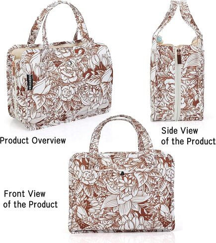 Bible Cover for Women with Accessories, Floral Pattern, Includes Highlighters, Pens, Bookmarks, Sticky Notes, Bible Case (Flower) in Saudi Arabia