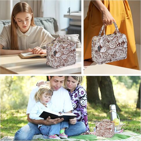 Bible Cover for Women with Accessories, Floral Pattern, Includes Highlighters, Pens, Bookmarks, Sticky Notes, Bible Case (Flower) in Saudi Arabia