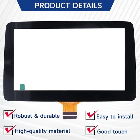 7'' Touch Screen Digitizer Replacement for Mazda 3 2014-2016, BHP1611J0D / K40005A29F Touchscreen Digitizer, Touchscreen Display Glass Acrylic Transparent, Car Touch Display Glass Replacement in Saudi Arabia