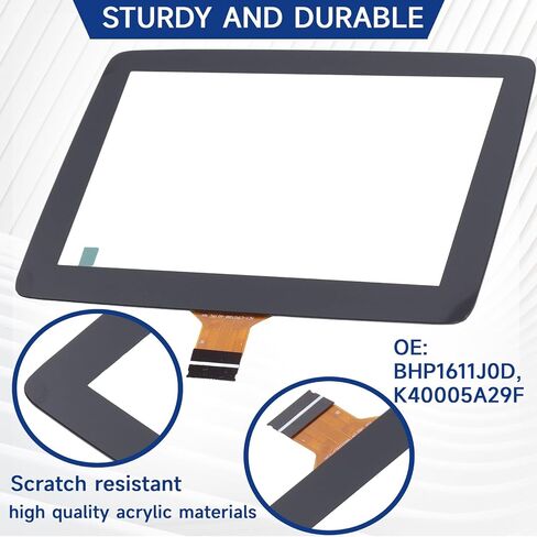 7'' Touch Screen Digitizer Replacement for Mazda 3 2014-2016, BHP1611J0D / K40005A29F Touchscreen Digitizer, Touchscreen Display Glass Acrylic Transparent, Car Touch Display Glass Replacement in Saudi Arabia