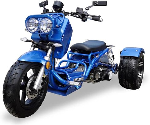 150CC Mean Dog Trike | 3-Wheel Motorcycle, ICEBEAR Ruckus PST150-19N, Featuring A Low Center of Gravity and Responsive Steering, Ample LEGROOM in Saudi Arabia